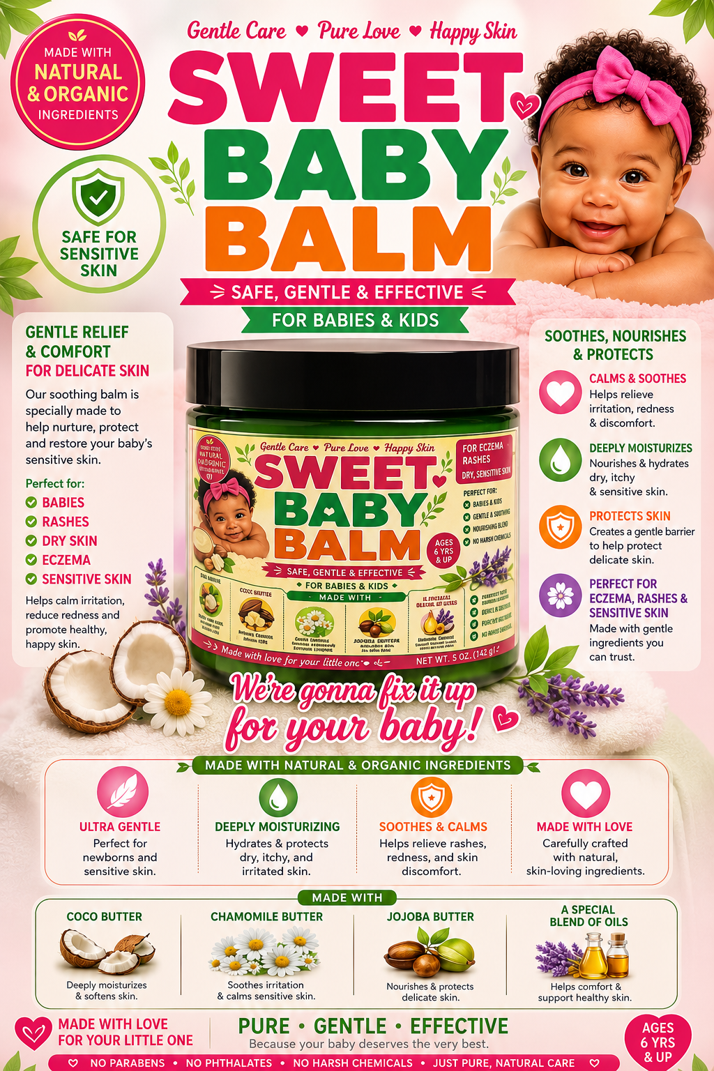 Sweet Baby Balm 4oz